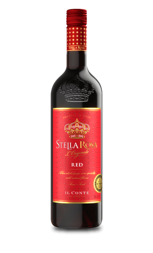 Bottle of Stella Rosa Red